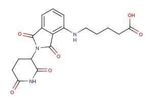 5-((2-(2,6-dioxopiperidin-3-yl)-1,3-dioxoisoindolin-4-yl)amino)pentanoic acid