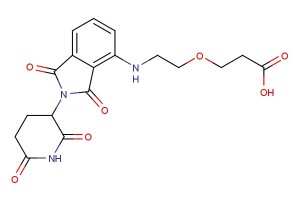 3-(2-((2-(2,6-dioxopiperidin-3-yl)-1,3-dioxoisoindolin-4-yl)amino)ethoxy)propanoic acid