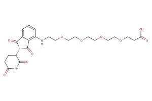 1-((2-(2,6-dioxopiperidin-3-yl)-1,3-dioxoisoindolin-4-yl)amino)-3,6,9,12-tetraoxapentadecan-15-oic acid