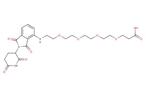 1-((2-(2,6-dioxopiperidin-3-yl)-1,3-dioxoisoindolin-4-yl)amino)-3,6,9,12-tetraoxapentadecan-15-oic acid