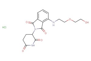 2-(2,6-dioxopiperidin-3-yl)-4-((2-(2-hydroxyethoxy)ethyl)amino)isoindoline-1,3-dione hydrochloride
