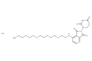 Pomalidomide-PEG4-C2-NH2 HCl