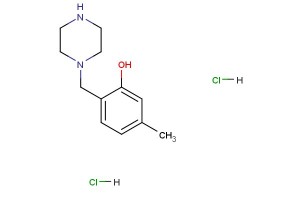 5-methyl-2-(piperazin-1-ylmethyl)phenol dihydrochloride