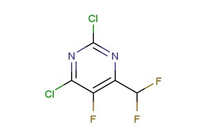 2,4-dichloro-6-(difluoromethyl)-5-fluoropyrimidine