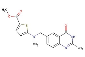 methyl 5-(methyl((2-methyl-4-oxo-3,4-dihydroquinazolin-6-yl)methyl)amino)thiophene-2-carboxylate