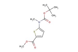 methyl 5-((tert-butoxycarbonyl)(methyl)amino)thiophene-2-carboxylate
