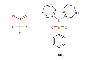 9-tosyl-2,3,4,9-tetrahydro-1H-pyrido[3,4-b]indole 2,2,2-trifluoroacetic acid