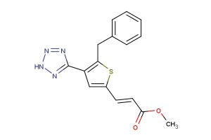 (E)-methyl 3-(5-benzyl-4-(2H-tetrazol-5-yl)thiophen-2-yl)acrylate