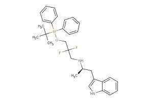 (R)-N-(1-(1H-indol-3-yl)propan-2-yl)-3-((tert-butyldiphenylsilyl)oxy)-2,2-difluoropropan-1-amine