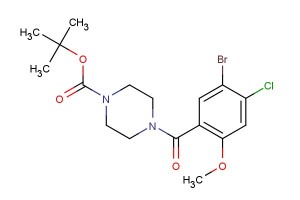tert-butyl 4-(5-bromo-4-chloro-2-methoxybenzoyl)piperazine-1-carboxylate
