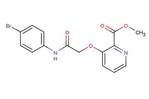methyl 3-(2-((4-bromophenyl)amino)-2-oxoethoxy)picolinate