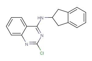 2-chloro-N-(2,3-dihydro-1H-inden-2-yl)quinazolin-4-amine