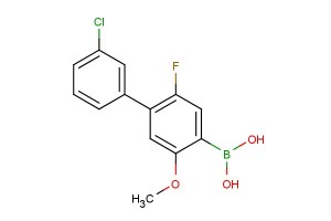 (3'-chloro-2-fluoro-5-methoxy-[1,1'-biphenyl]-4-yl)boronic acid
