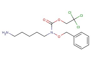 2,2,2-trichloroethyl (5-aminopentyl)(benzyloxy)carbamate