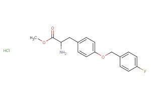 methyl 2-amino-3-(4-((4-fluorobenzyl)oxy)phenyl)propanoate hydrochloride
