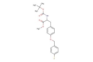 methyl 2-((tert-butoxycarbonyl)amino)-3-(4-((4-fluorobenzyl)oxy)phenyl)propanoate