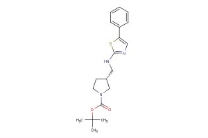 (R)-tert-butyl 3-(((5-phenylthiazol-2-yl)amino)methyl)pyrrolidine-1-carboxylate