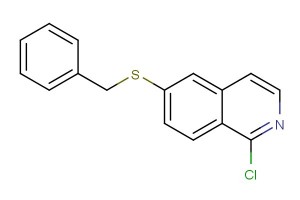 6-(benzylthio)-1-chloroisoquinoline