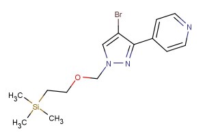 4-(4-bromo-1-((2-(trimethylsilyl)ethoxy)methyl)-1H-pyrazol-3-yl)pyridine