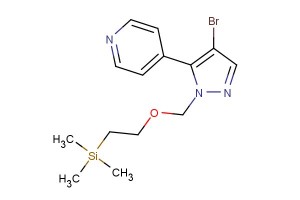4-(4-bromo-1-((2-(trimethylsilyl)ethoxy)methyl)-1H-pyrazol-5-yl)pyridine