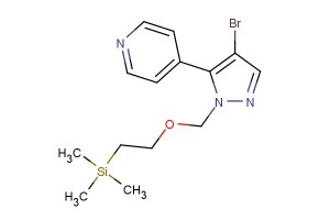 4-(4-bromo-1-((2-(trimethylsilyl)ethoxy)methyl)-1H-pyrazol-5-yl)pyridine