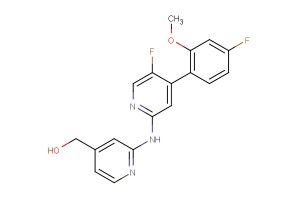 (2-((5-fluoro-4-(4-fluoro-2-methoxyphenyl)pyridin-2-yl)amino)pyridin-4-yl)methanol