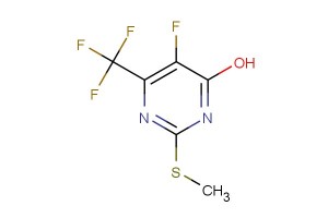 5-fluoro-2-(methylthio)-6-(trifluoromethyl)pyrimidin-4-ol