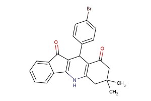 10-(4-bromophenyl)-7,7-dimethyl-6,7,8,10-tetrahydro-5H-indeno[1,2-b]quinoline-9,11-dione