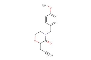 4-(4-methoxybenzyl)-2-(prop-2-yn-1-yl)morpholin-3-one