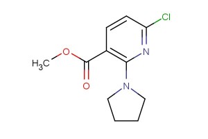 methyl 6-chloro-2-(pyrrolidin-1-yl)nicotinate