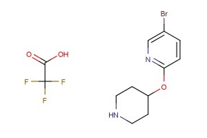 5-bromo-2-(piperidin-4-yloxy)pyridine 2,2,2-trifluoroacetate