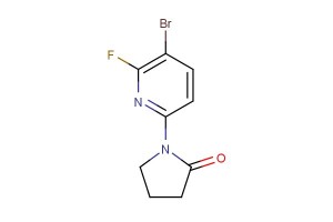 1-(5-bromo-6-fluoropyridin-2-yl)pyrrolidin-2-one