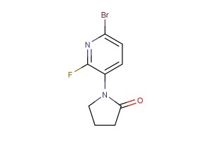 1-(6-bromo-2-fluoropyridin-3-yl)pyrrolidin-2-one