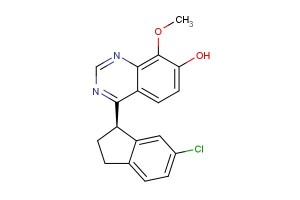 (R)-4-(6-chloro-2,3-dihydro-1H-inden-1-yl)-8-methoxyquinazolin-7-ol