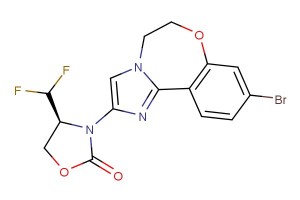 (S)-3-(9-bromo-5,6-dihydrobenzo[f]imidazo[1,2-d][1,4]oxazepin-2-yl)-4-(difluoromethyl)oxazolidin-2-one