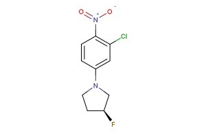 (S)-1-(3-chloro-4-nitrophenyl)-3-fluoropyrrolidine