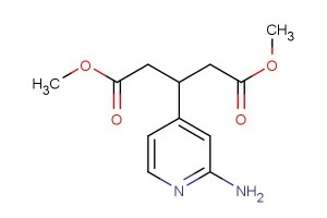 dimethyl 3-(2-aminopyridin-4-yl)pentanedioate