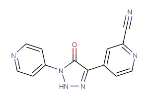 4-(5-oxo-1-(pyridin-4-yl)-2,5-dihydro-1H-1,2,3-triazol-4-yl)picolinonitrile