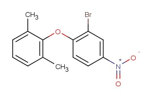 2-(2-bromo-4-nitrophenoxy)-1,3-dimethylbenzene