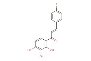 (E)-3-(4-fluorophenyl)-1-(2,3,4-trihydroxyphenyl)prop-2-en-1-one