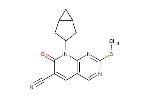 8-(bicyclo[3.1.0]hexan-3-yl)-2-(methylthio)-7-oxo-7,8-dihydropyrido[2,3-d]pyrimidine-6-carbonitrile