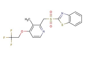 2-(((3-methyl-4-(2,2,2-trifluoroethoxy)pyridin-2-yl)methyl)sulfonyl)benzo[d]thiazole