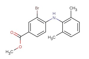 methyl 3-bromo-4-((2,6-dimethylphenyl)amino)benzoate
