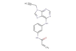 N-(3-((9-(prop-2-yn-1-yl)-9H-purin-6-yl)amino)phenyl)acrylamide