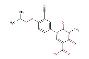 1-(3-cyano-4-isobutoxyphenyl)-3-methyl-2,4-dioxo-1,2,3,4-tetrahydropyrimidine-5-carboxylic acid