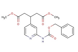 dimethyl 3-(2-(((benzyloxy)carbonyl)amino)pyridin-4-yl)pentanedioate