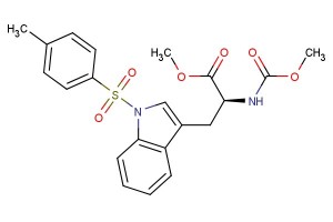 methyl Na-(methoxycarbonyl)-1-tosyl-L-tryptophanate