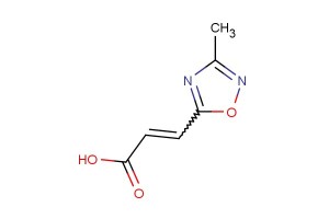 3-(3-methyl-1,2,4-oxadiazol-5-yl)acrylic acid