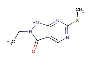2-ethyl-6-(methylthio)-1H-pyrazolo[3,4-d]pyrimidin-3(2H)-one