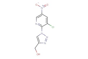 (1-(3-chloro-5-nitropyridin-2-yl)-1H-1,2,3-triazol-4-yl)methanol